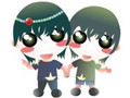 可爱12星座部落卡通图