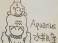 手画的十二星座唯美头像
