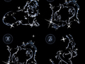 黑夜里的十二星座图