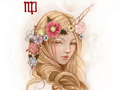 十二星座之美眉手绘图
