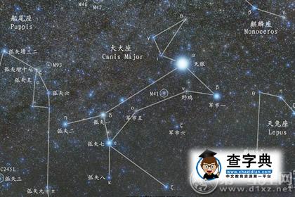 88星座之大犬座的名称由来1