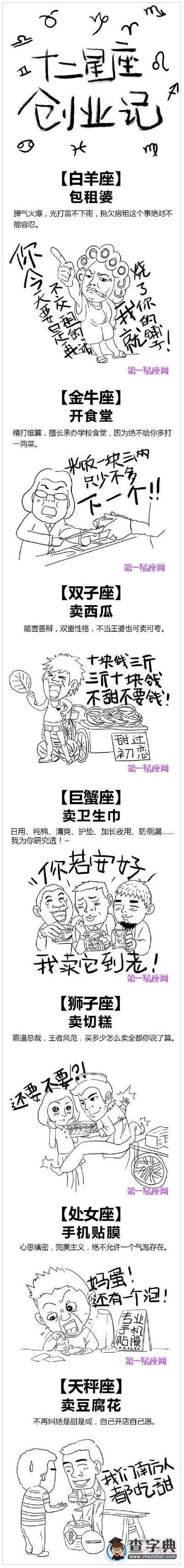 十二星座创业记，人品大爆发！1