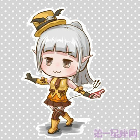 萌萌的十二星座弓箭妹纸图片8