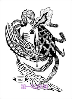 12星座独特风格黑白画4
