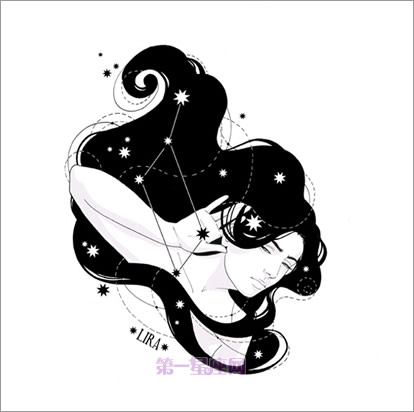 十二星座人物插画系列图5