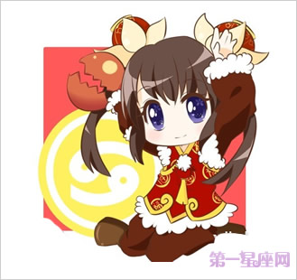 十二星座女生的卖萌造型4