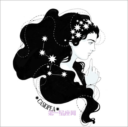 十二星座人物插画系列图2