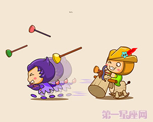 十二星座可爱卖萌卡通图8