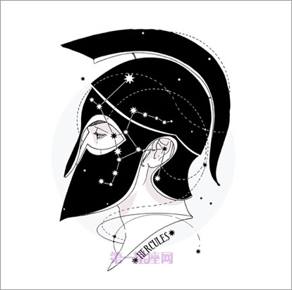 十二星座人物插画系列图10