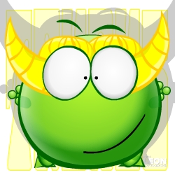 搞笑可爱的绿豆蛙星座图片2